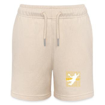 Handball Handball Handball - Stanley/Stella Teenager Bio-Joggingshorts MINI BOLTER - Natur - Vorne