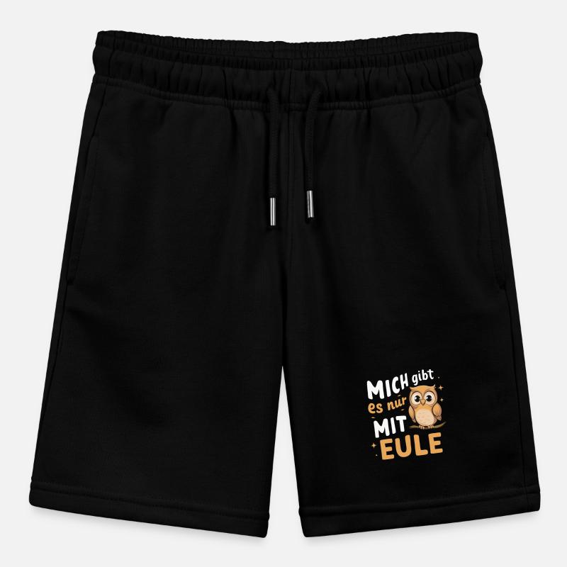 Nachteule Eule Eulen Vogel Stanley/Stella Teenager Bio-Joggingshorts MINI BOLTER