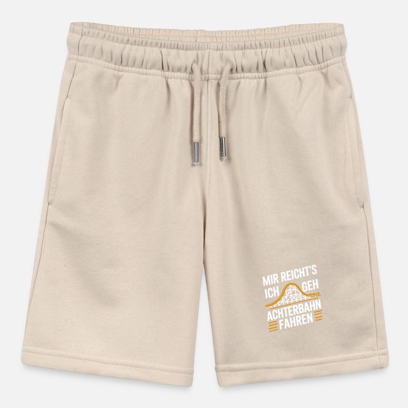 Achterbahn Freizeitpark Roller Coaster Stanley/Stella Teenager Bio-Joggingshorts MINI BOLTER