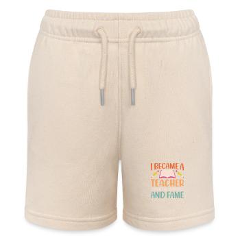 Lehrer Schule Lustige Schüler Bester Lehrer - Stanley/Stella Teenager Bio-Joggingshorts MINI BOLTER - Natur - Vorne