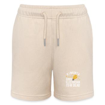Elektriker Elektroniker Handwerker Beruf Spruch - Stanley/Stella Teenager Bio-Joggingshorts MINI BOLTER - Natur - Vorne