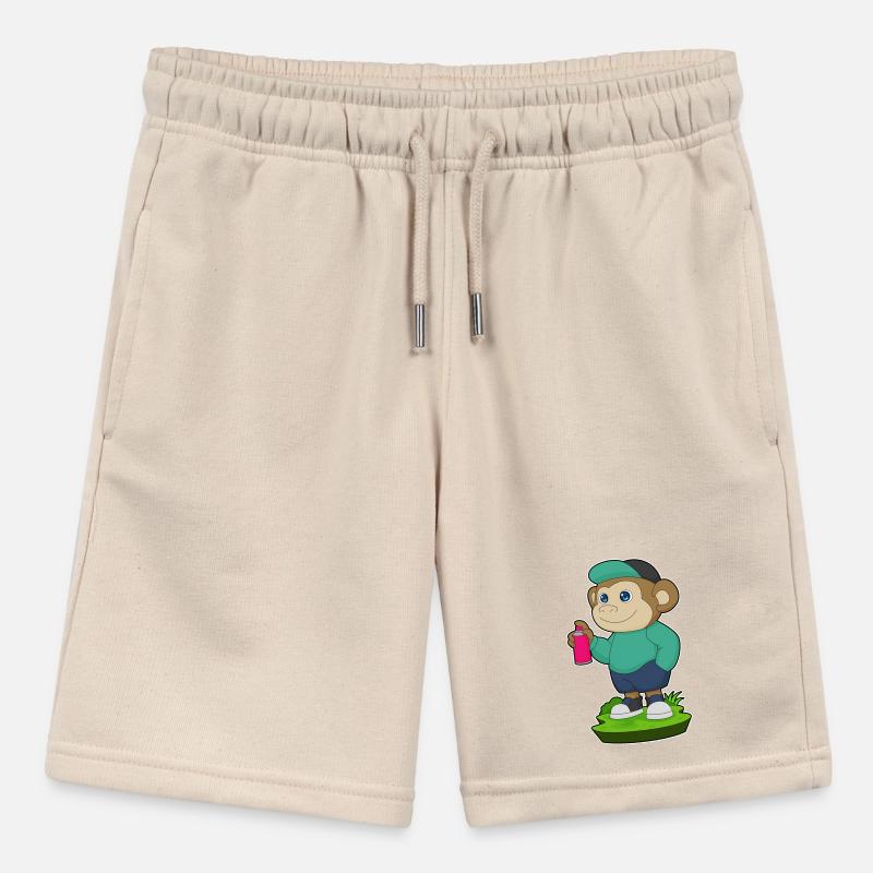 Monkey Painter Spray Stanley/Stella MINI BOLTER Organic Teen Jogging Shorts