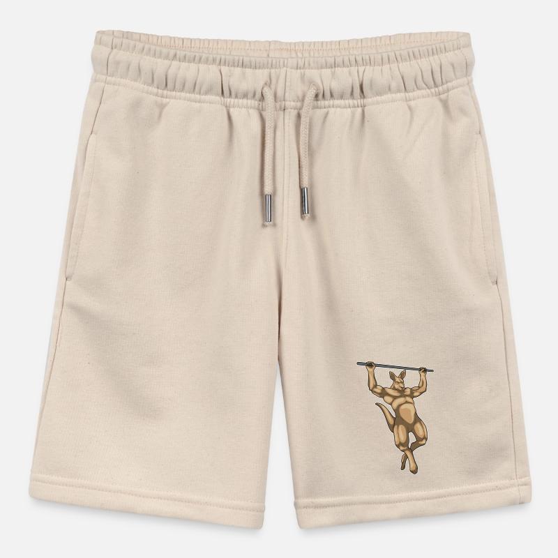Kangaroo Bodybuilder Pull-Ups Bodybuilding Stanley/Stella MINI BOLTER Organic Teen Jogging Shorts