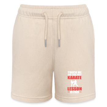 Karate Selbstverteidigung - Stanley/Stella Teenager Bio-Joggingshorts MINI BOLTER - Natur - Vorne