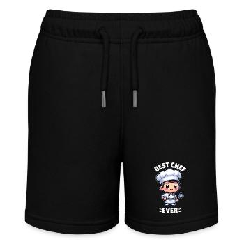 Best chef ever - Stanley/Stella MINI BOLTER Organic Teen Jogging Shorts - black - Front
