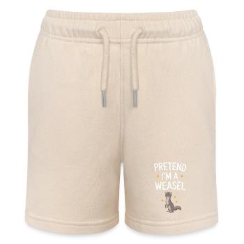 Wiesel - Stanley/Stella Teenager Bio-Joggingshorts MINI BOLTER - Natur - Vorne