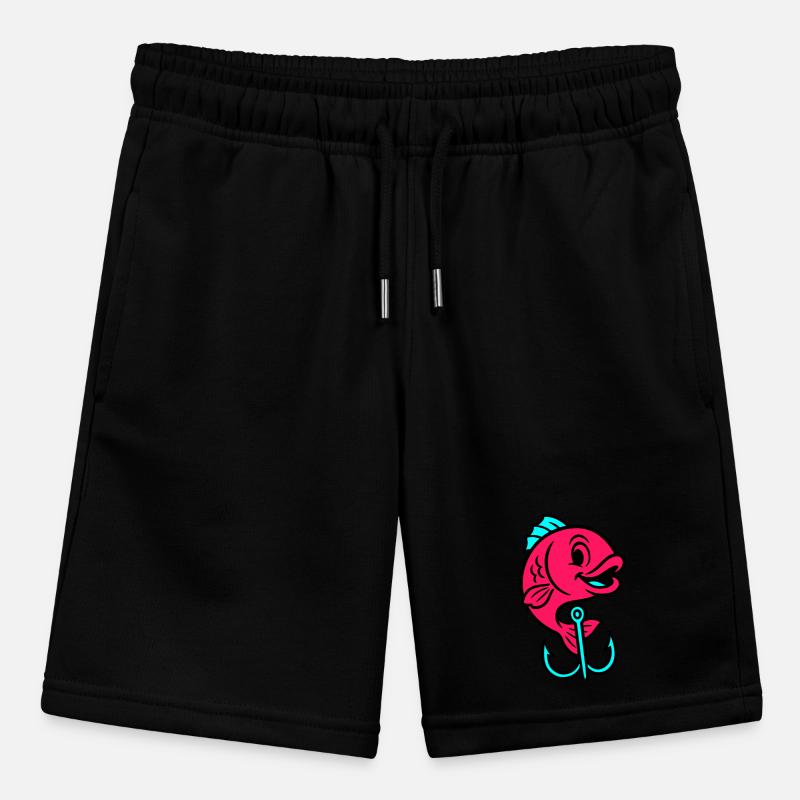 Fish Fish Hook Comic Stanley/Stella MINI BOLTER Organic Teen Jogging Shorts