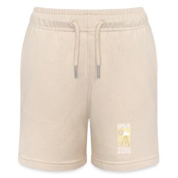 Astronomy Telescope Science Gift - Stanley/Stella MINI BOLTER Organic Teen Jogging Shorts - soft Ecru - Front