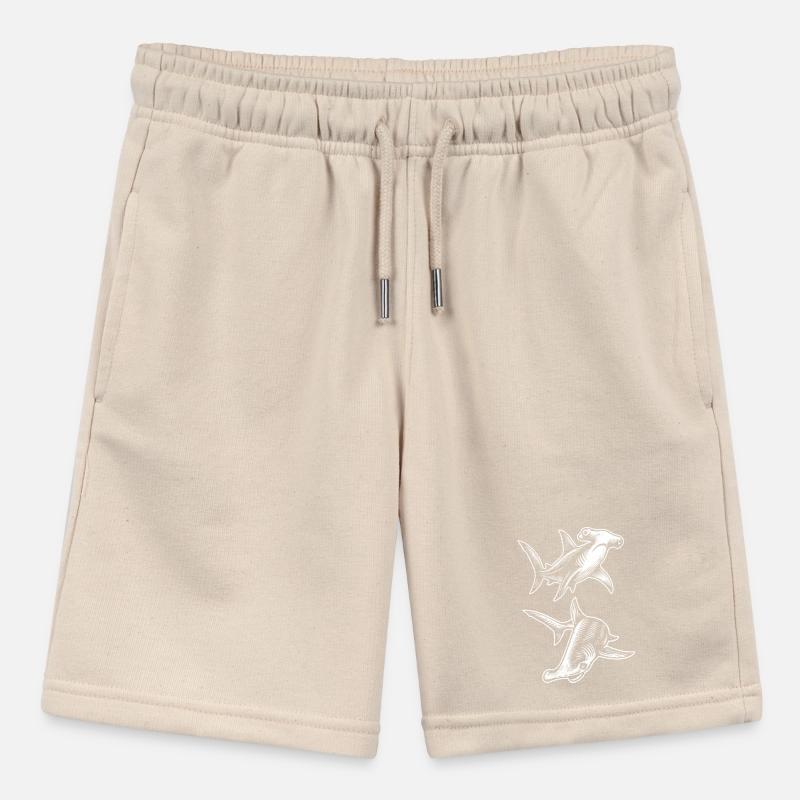 Hammerhead shark gift Stanley/Stella MINI BOLTER Organic Teen Jogging Shorts