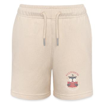 Nocturnal Book Readers Club - Stanley/Stella MINI BOLTER Organic Teen Jogging Shorts - soft Ecru - Front