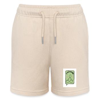 Ich begrüße ocker - Stanley/Stella Teenager Bio-Joggingshorts MINI BOLTER - Natur - Vorne