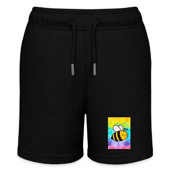 Biene - Stanley/Stella Teenager Bio-Joggingshorts MINI BOLTER - Schwarz - Vorne