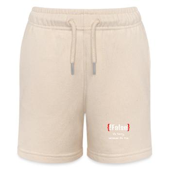 IT Informatik Informatiker Computerarbeit Geschenk - Stanley/Stella Teenager Bio-Joggingshorts MINI BOLTER - Natur - Vorne