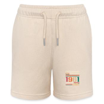 Legendary December 1961 limited edition - Stanley/Stella MINI BOLTER Organic Teen Jogging Shorts - soft Ecru - Front