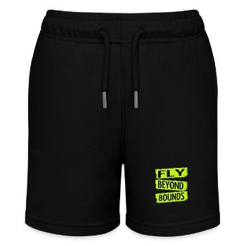 funny quote present bday creative thinking - Stanley/Stella Teenager Bio-Joggingshorts MINI BOLTER - Schwarz - Vorne
