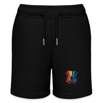 LGBT, Regenbogen-Pride-Monat - Stanley/Stella Teenager Bio-Joggingshorts MINI BOLTER - Schwarz - Vorne
