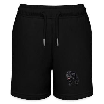 Panther - Stanley/Stella Teenager Bio-Joggingshorts MINI BOLTER - Schwarz - Vorne