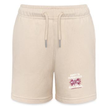 Strength and self-confidence in karate - Stanley/Stella MINI BOLTER Organic Teen Jogging Shorts - soft Ecru - Front