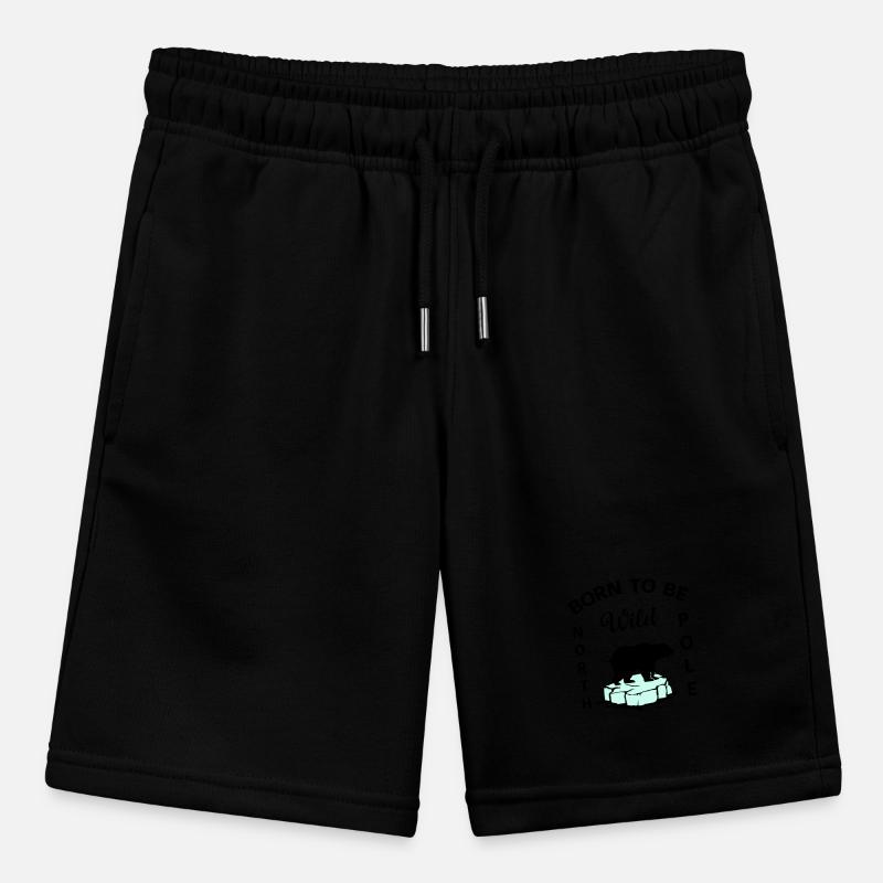 Polar Bear Wilderness Antarctica Stanley/Stella MINI BOLTER Organic Teen Jogging Shorts