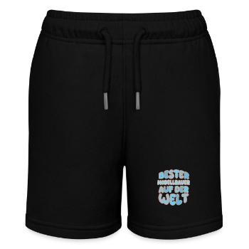 Gift for model builder - Stanley/Stella MINI BOLTER Organic Teen Jogging Shorts - black - Front