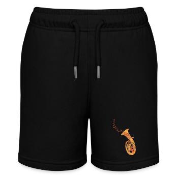 tenorhorn e 118 - Stanley/Stella Teenager Bio-Joggingshorts MINI BOLTER - Schwarz - Vorne
