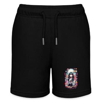 Anime e-Girl Sushi Goth Pastel Streetwear - Short bio MINI BOLTER Stanley/Stella Ado - noir - Devant