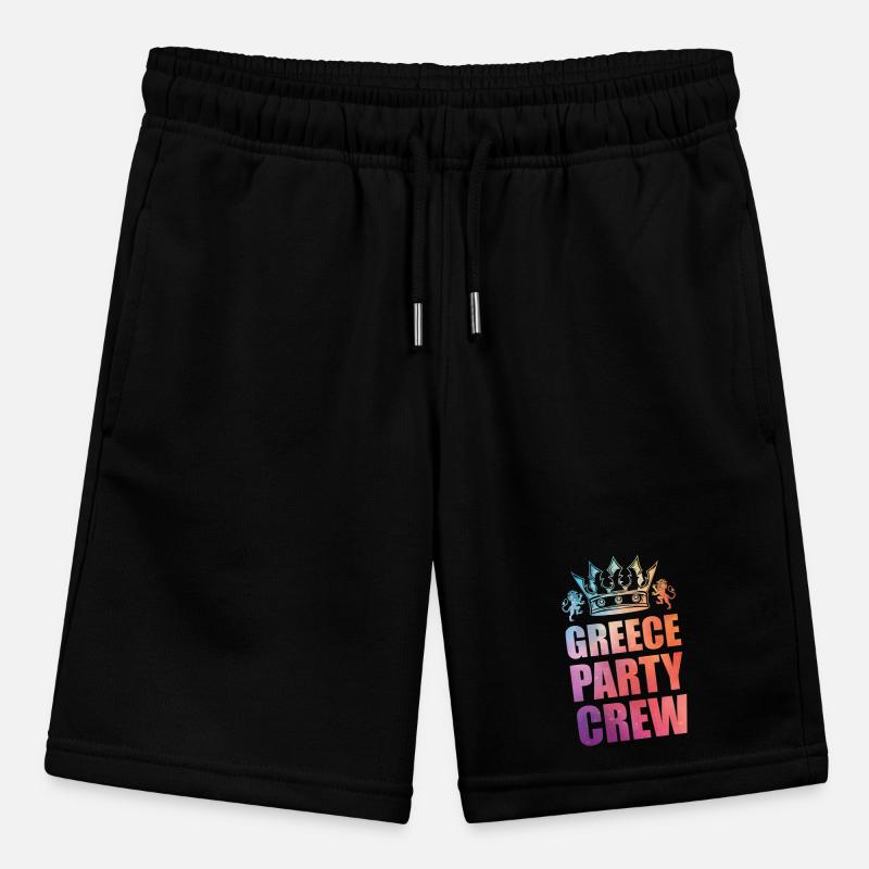 Greece Party Crew Saying Stanley/Stella MINI BOLTER Organic Teen Jogging Shorts