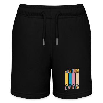 Artist Painter Graphic Born For Painting Art Gift - Stanley/Stella Teenager Bio-Joggingshorts MINI BOLTER - Schwarz - Vorne