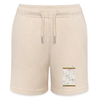 Roots Rock Reggae - Stanley/Stella MINI BOLTER Organic Teen Jogging Shorts - soft Ecru - Front