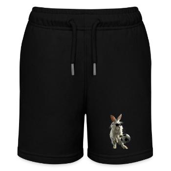 Rabbit - Stanley/Stella MINI BOLTER Organic Teen Jogging Shorts - black - Front