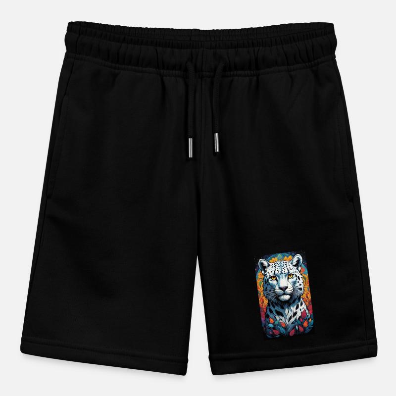 Snow Leopard | Leopard | Predator Stanley/Stella MINI BOLTER Organic Teen Jogging Shorts