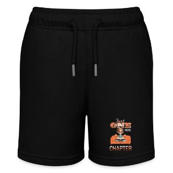 Kinder Leseclub - Stanley/Stella Teenager Bio-Joggingshorts MINI BOLTER - Schwarz - Vorne