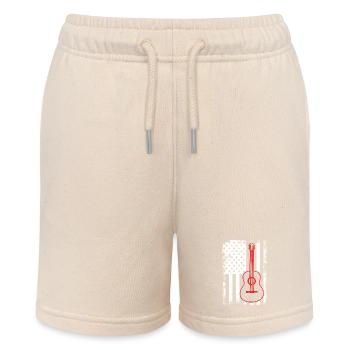 4. Juli Gitarre USA - Stanley/Stella Teenager Bio-Joggingshorts MINI BOLTER - Natur - Vorne