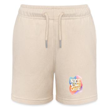 Nice summer vibe - Stanley/Stella Teenager Bio-Joggingshorts MINI BOLTER - Natur - Vorne