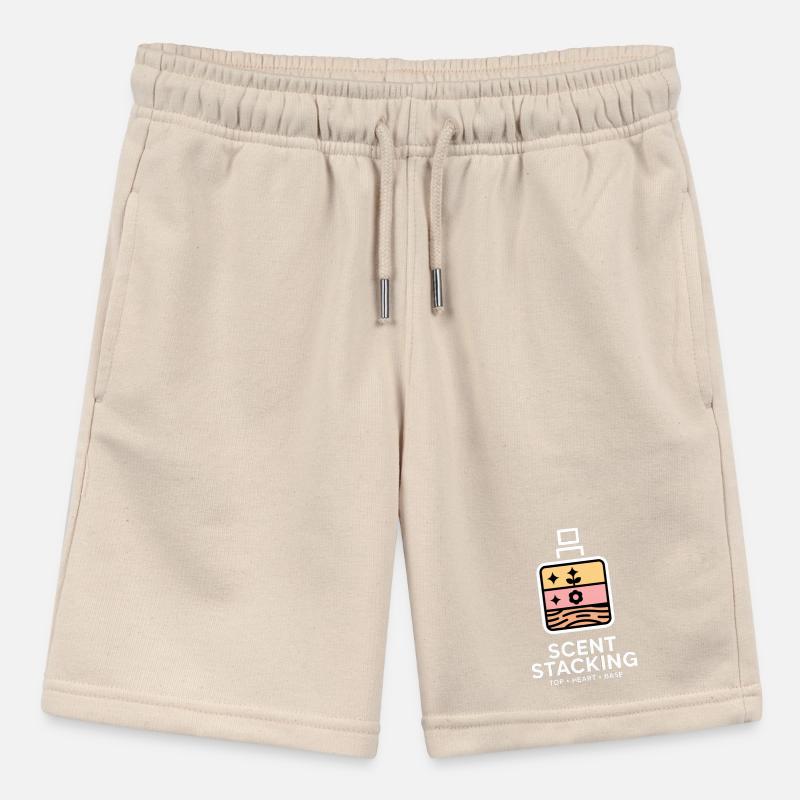 Scent Stacking Top Heart Base Notes Stanley/Stella MINI BOLTER Organic Teen Jogging Shorts