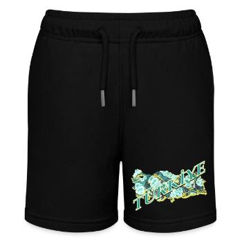 Türkiye writing E 241 - Stanley/Stella MINI BOLTER Organic Teen Jogging Shorts - black - Front
