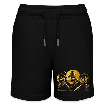 Kung-Fu - Stanley/Stella Teenager Bio-Joggingshorts MINI BOLTER - Schwarz - Vorne