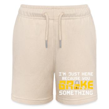 I'm My Family's Unpaid Tech Support IT Sysadmin Co - Stanley/Stella MINI BOLTER Organic Teen Jogging Shorts - soft Ecru - Front