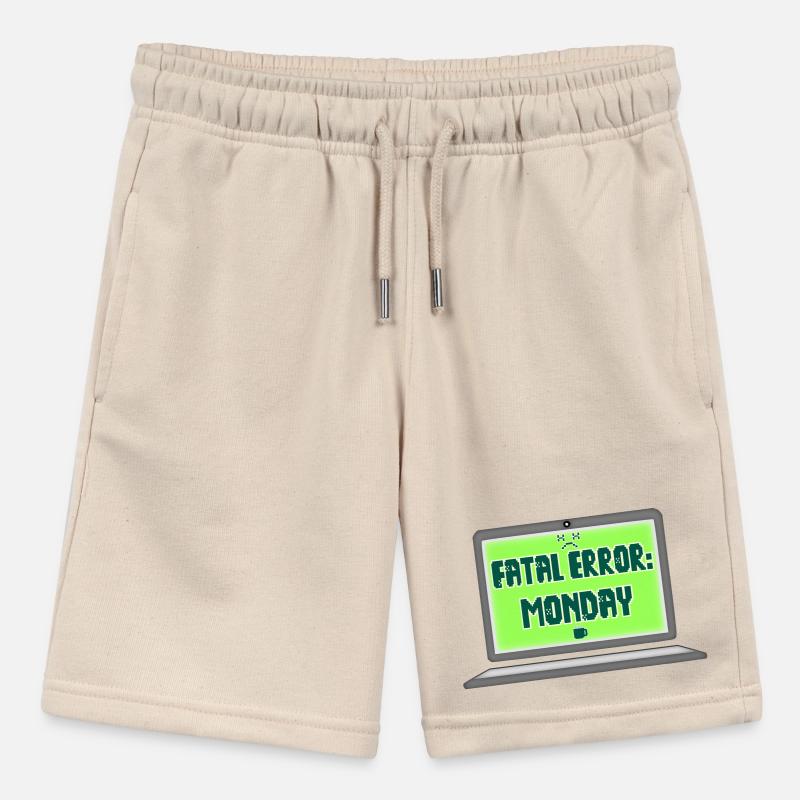 Fatal Error I Hate Mondays Geek Tech Sarkastisch Stanley/Stella Teenager Bio-Joggingshorts MINI BOLTER