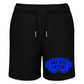 Skibrille – Ski You Later! - Stanley/Stella Teenager Bio-Joggingshorts MINI BOLTER - Schwarz - Vorne
