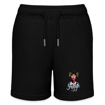 Jazz - Stanley/Stella Teenager Bio-Joggingshorts MINI BOLTER - Schwarz - Vorne