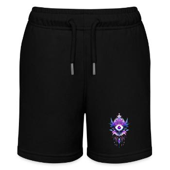 Traumfänger #5 - Stanley/Stella Teenager Bio-Joggingshorts MINI BOLTER - Schwarz - Vorne