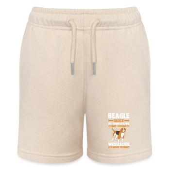 Hund Beagle - Stanley/Stella Teenager Bio-Joggingshorts MINI BOLTER - Natur - Vorne
