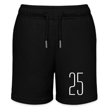 25 - Stanley/Stella Teenager Bio-Joggingshorts MINI BOLTER - Schwarz - Vorne