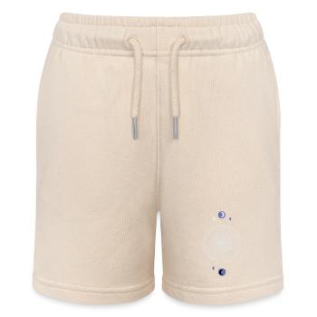 Geometrisches Muster Mondphasen - Stanley/Stella Teenager Bio-Joggingshorts MINI BOLTER - Natur - Vorne