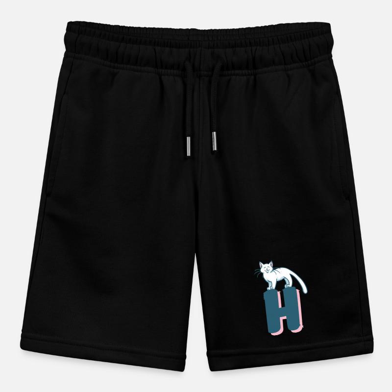 Katze Buchstabe H Stanley/Stella Teenager Bio-Joggingshorts MINI BOLTER