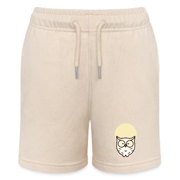 Hibou minimaliste – Simple et élégant - Short bio MINI BOLTER Stanley/Stella Ado - écru doux - Devant