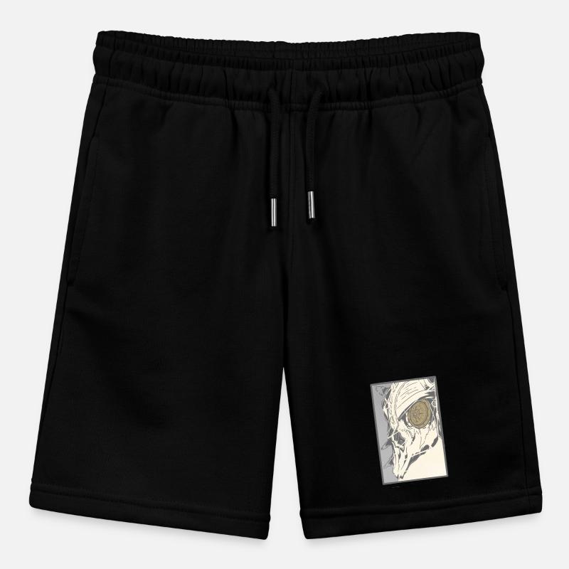Steampunk skull with clockwork eye Stanley/Stella MINI BOLTER Organic Teen Jogging Shorts