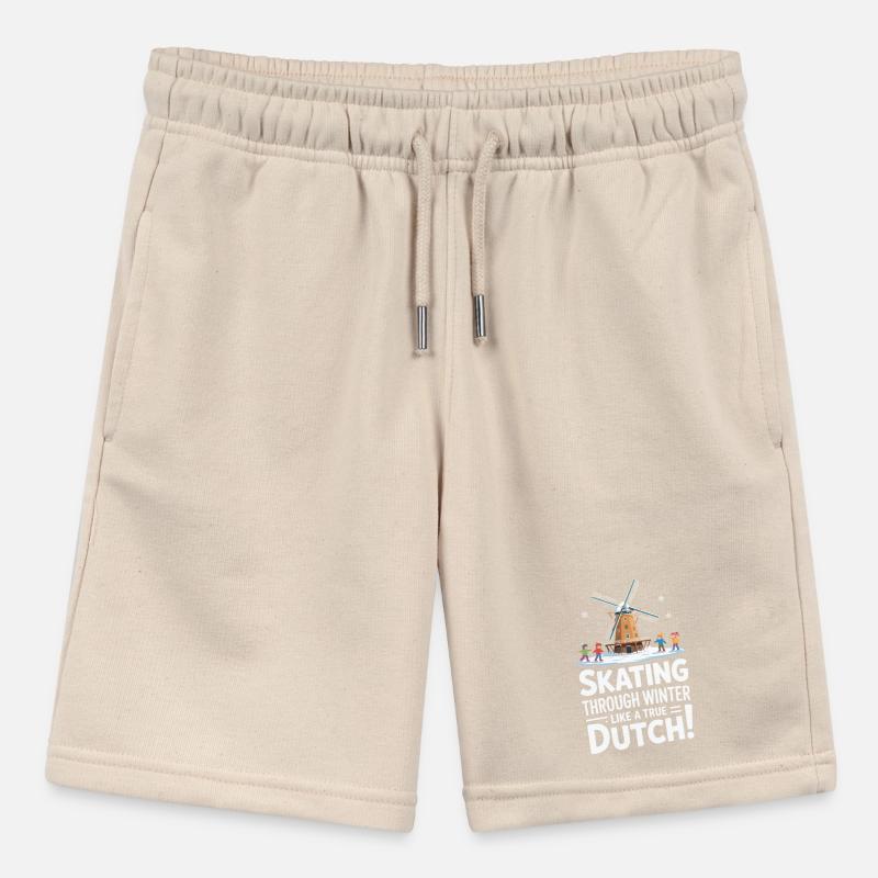 Schlittschuhlaufen durch den Winter wie ein echter Holländer Stanley/Stella Teenager Bio-Joggingshorts MINI BOLTER