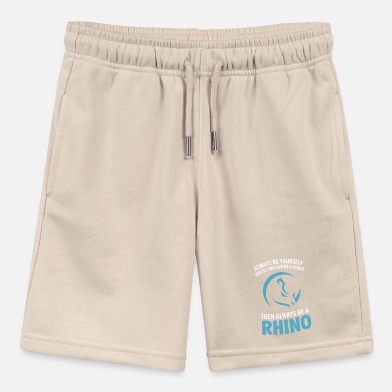 Sei immer du selbst, es sei denn, du kannst ein Nashorn sein. Stanley/Stella Teenager Bio-Joggingshorts MINI BOLTER